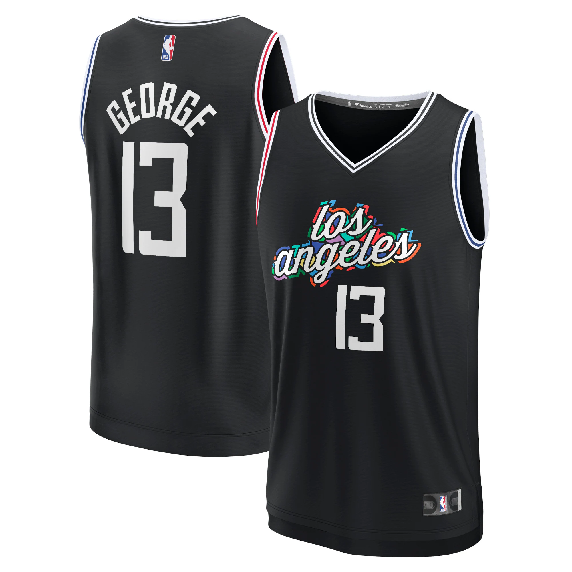 Paul George La Clippers Fanatics Branded 2022/23 Fastbreak Basketball Jersey - City Edition - Black