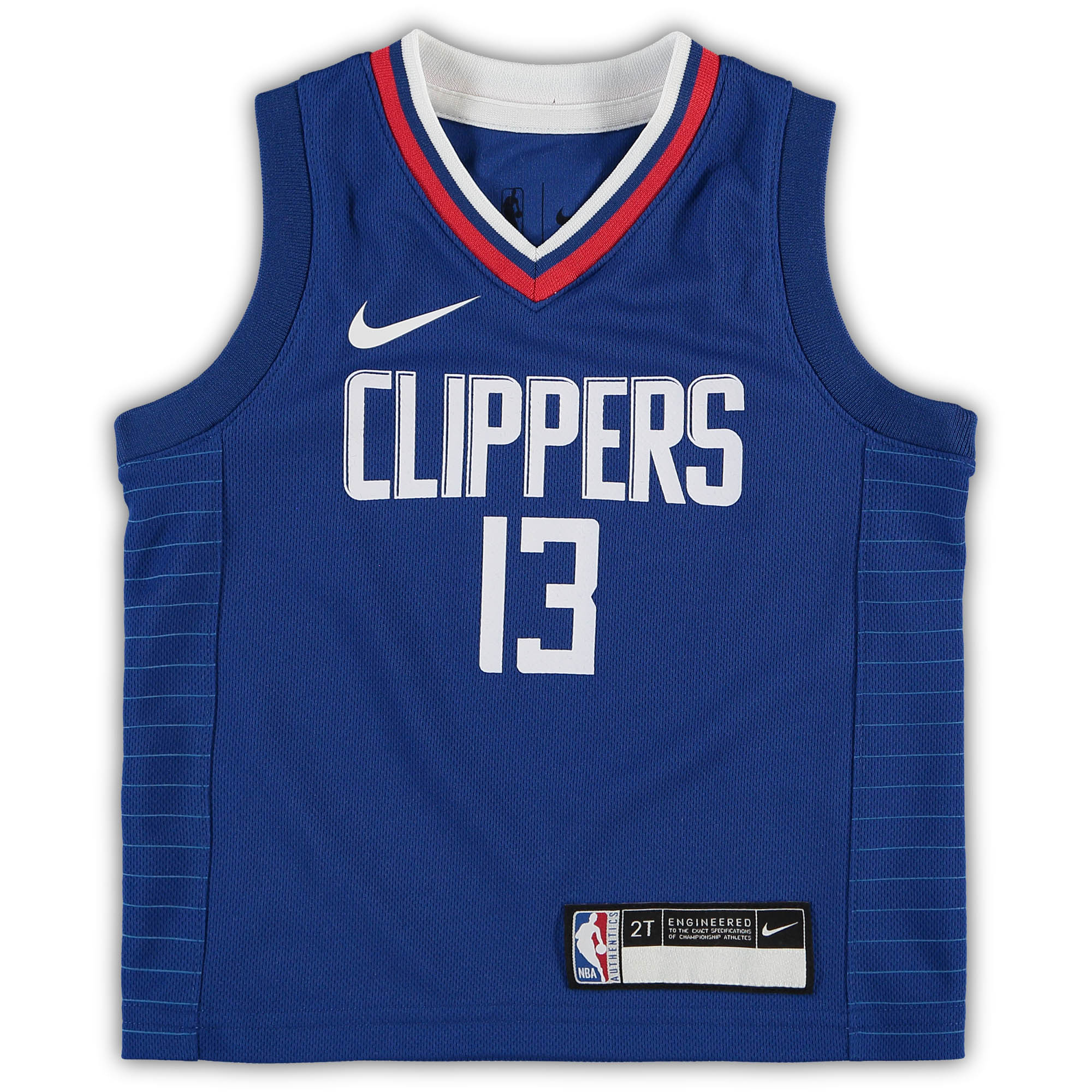 Alternative view of Paul George La Clippers Toddler 2020/21 Replica Basketball Jersey - Icon Edition - Royal