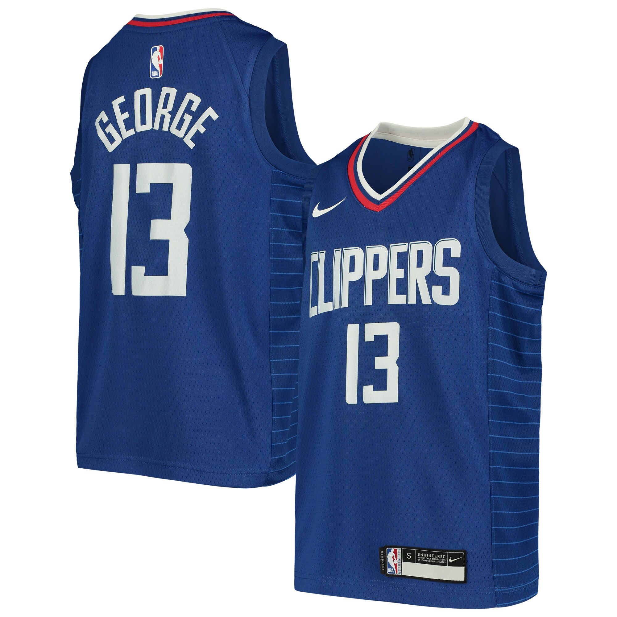 Paul George La Clippers Youth Swingman Basketball Jersey – Icon Edition – Royal