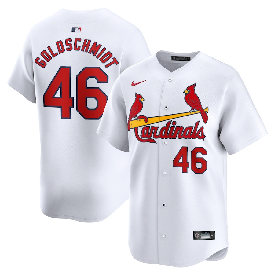 Paul Goldschmidt 46 St. Louis Cardinals Home Limited Player Men Baseball Jersey - White 
