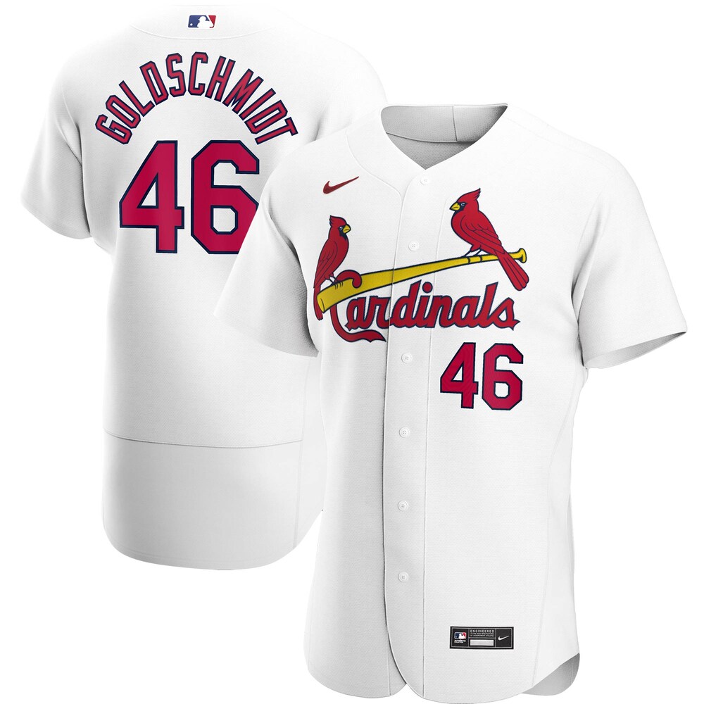 Paul Goldschmidt St. Louis Cardinals Home 2020 Player Baseball Jersey - White