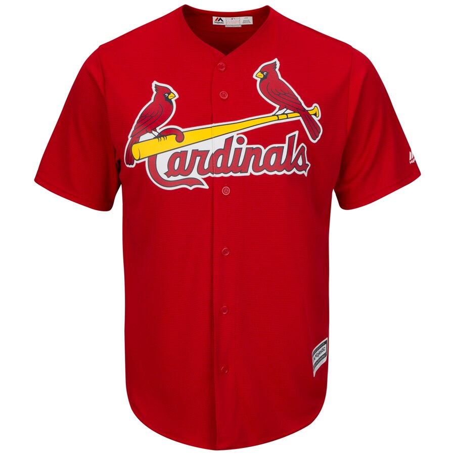 Alternative view of Paul Goldschmidt St. Louis Cardinals Majestic Alternate Official Cool Base Player Baseball Jersey – Scarlet