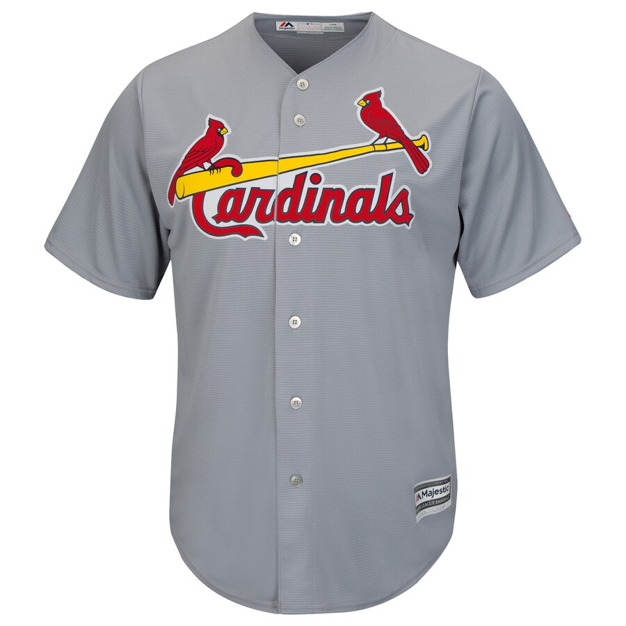 Alternative view of Paul Goldschmidt St. Louis Cardinals Majestic Road Official Cool Base Player Baseball Jersey – Gray