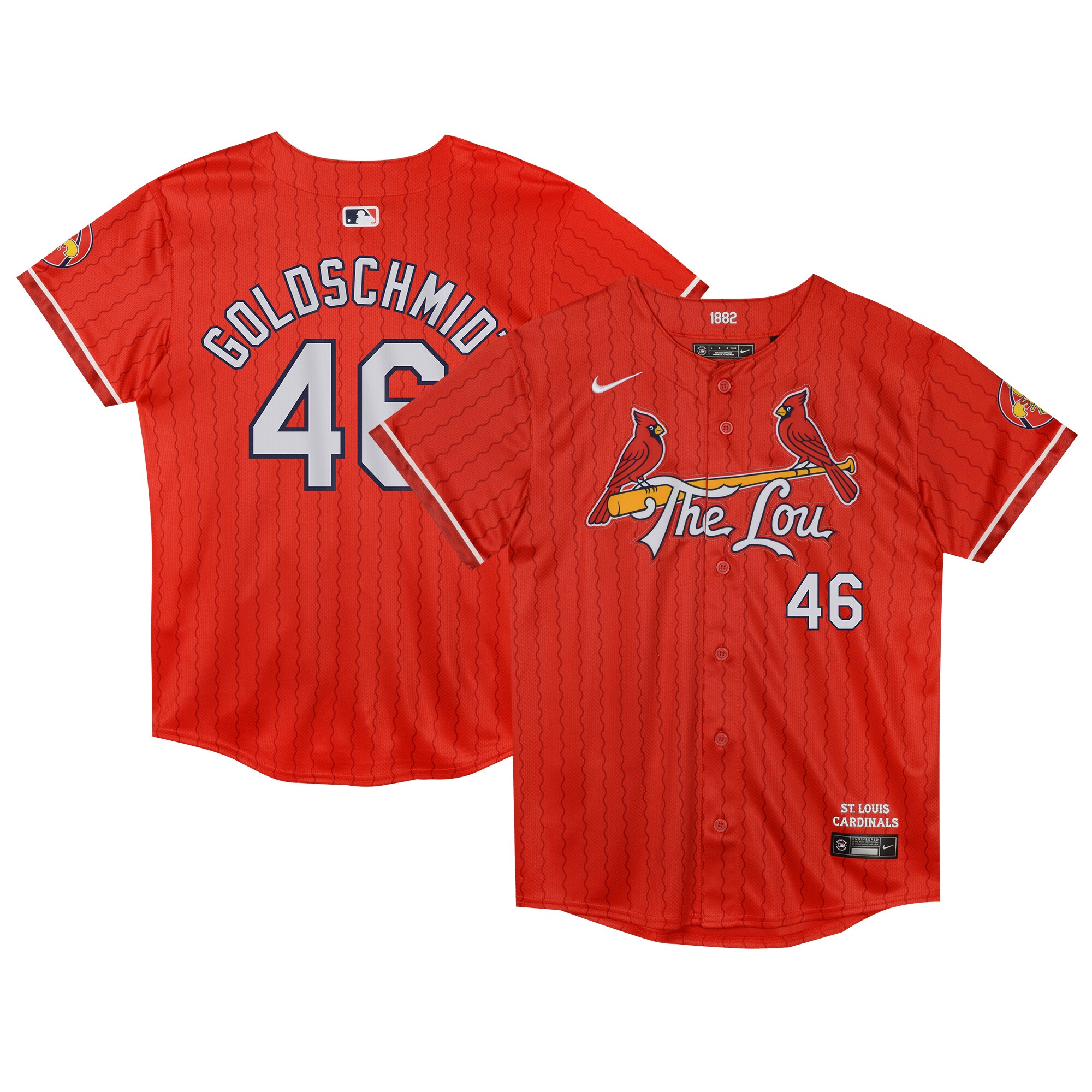 Paul Goldschmidt St. Louis Cardinals Preschool 2024 City Connect Limited Player Baseball Jersey - Red