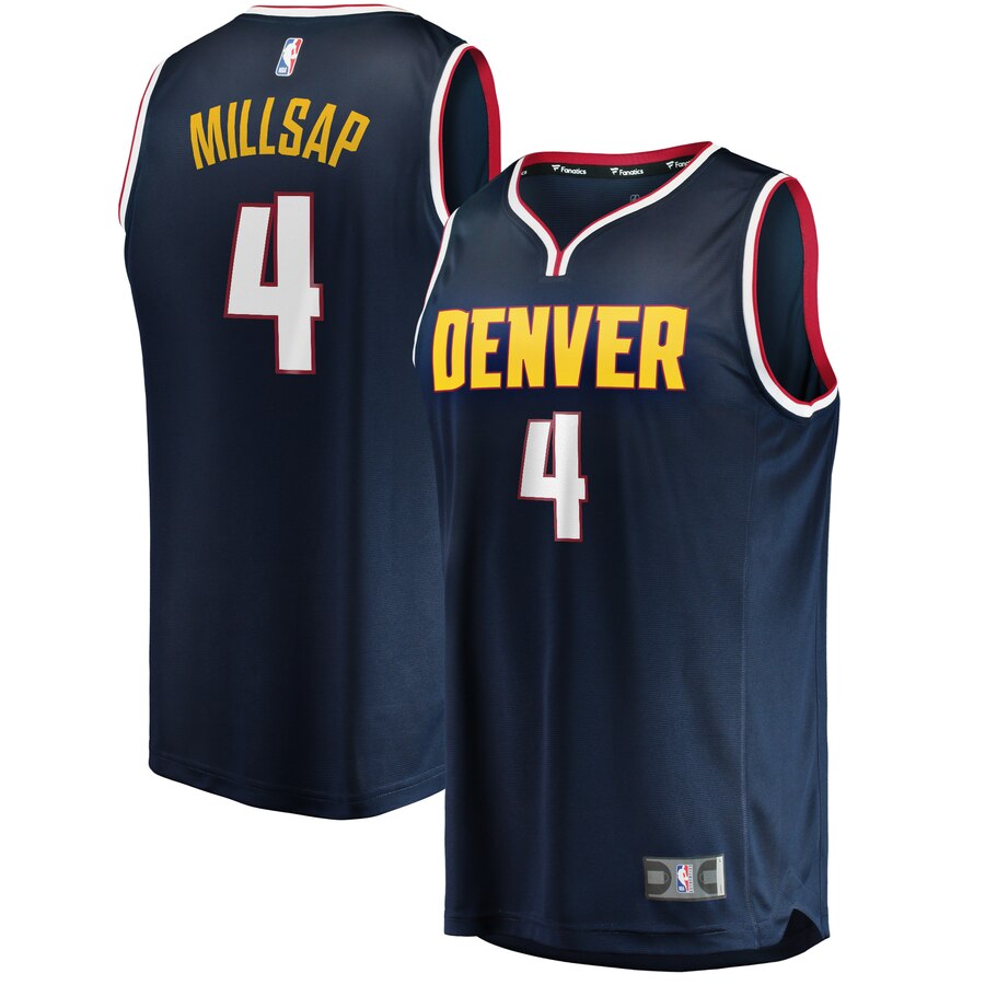 Paul Millsap Denver Nuggets Fanatics Branded Fast Break Player Basketball Jersey - Icon Edition - Navy