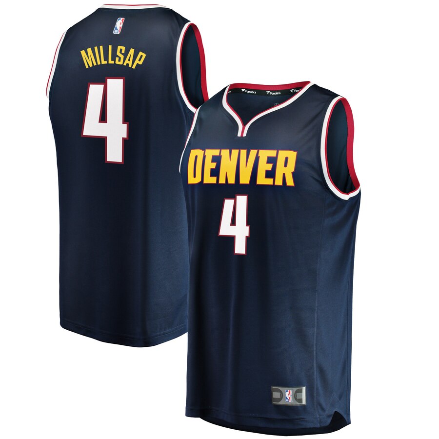 Paul Millsap Denver Nuggets Fanatics Branded Youth Fast Break Replica Basketball Jersey Blue - Icon Edition