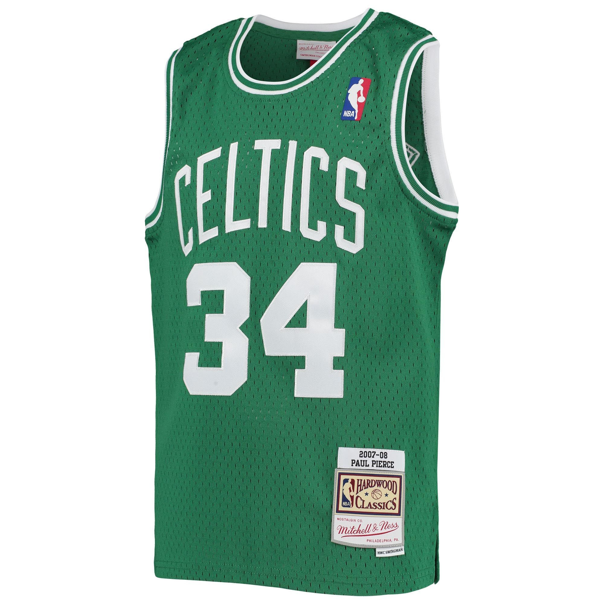 Alternative view of Paul Pierce Boston Celtics Mitchell & Ness Youth 2007-08 Hardwood Classics Swingman Basketball Jersey – Kelly Green - JS761