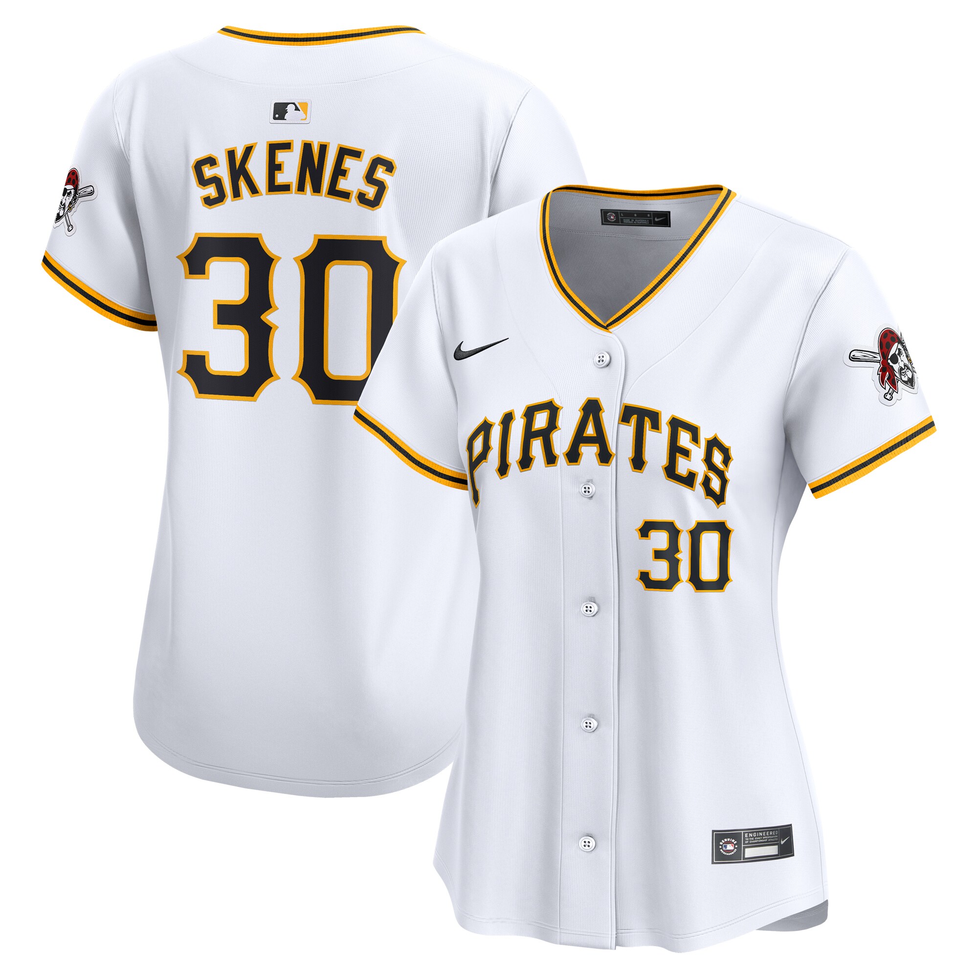 Paul Skenes Pittsburgh Pirates Women's Home Limited Player Baseball Jersey - White