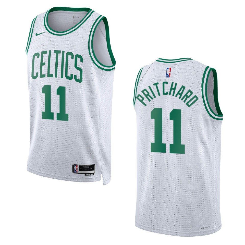 Payton Pritchard White Association Edition 2022-23 Boston Celtics Swingman Basketball Jersey