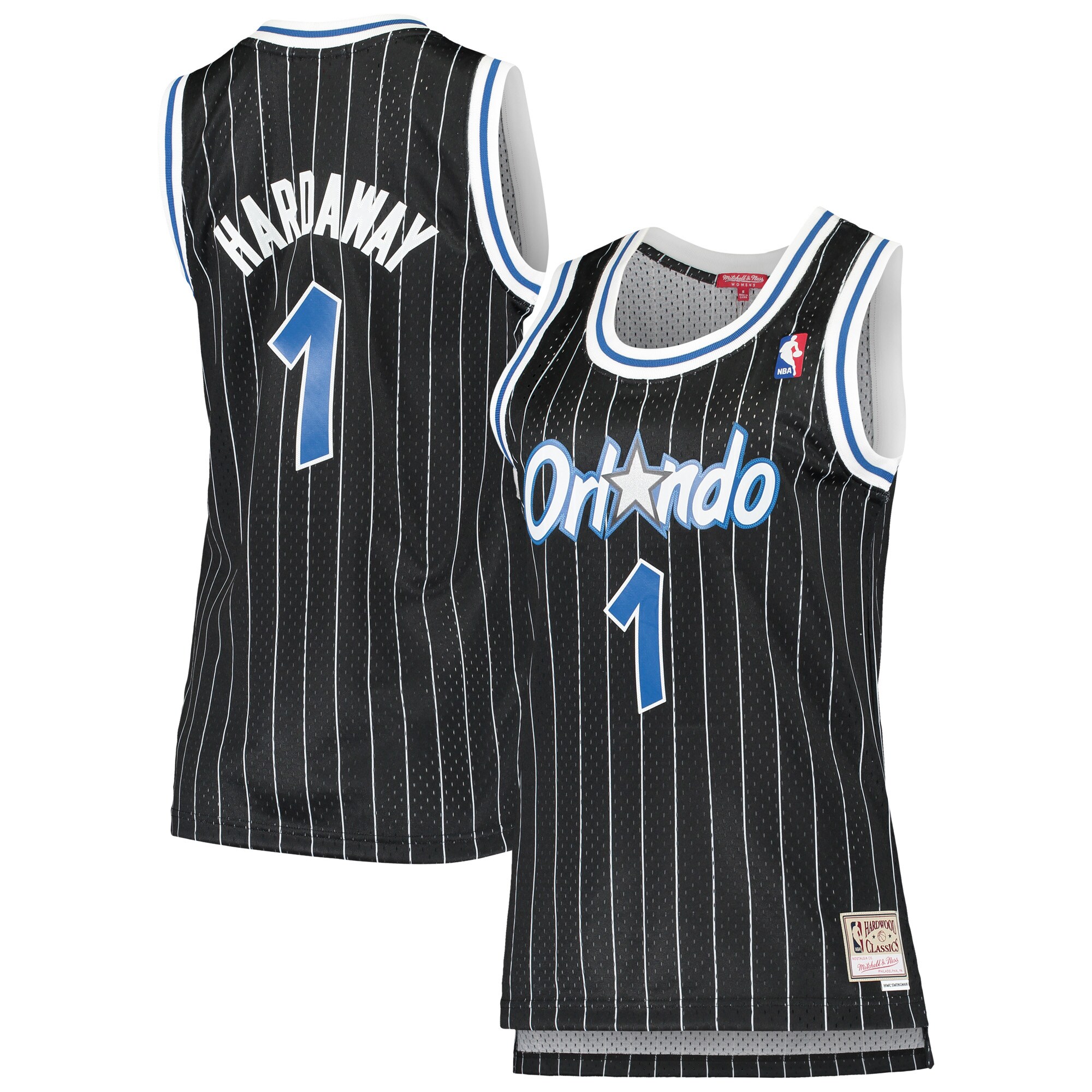 Penny Hardaway Orlando Magic Mitchell & Ness Women's 1994/95 Hardwood Classics Swingman Basketball Jersey - Black