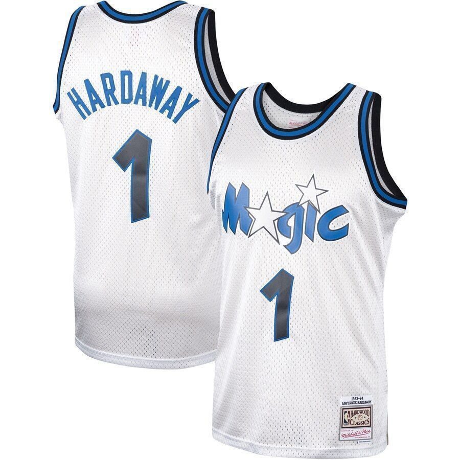 Penny Hardaway Orlando Magic Mitchell & Ness Hardwood Classics Platinum Swingman Basketball Jersey - JS235 