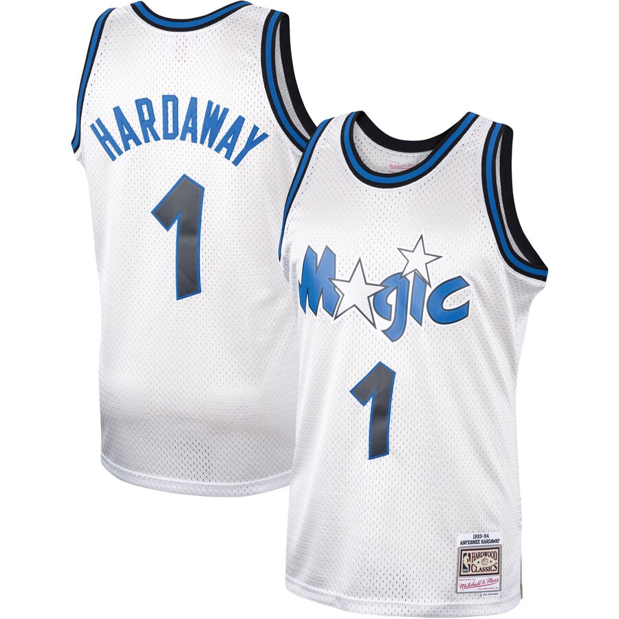 Penny Hardaway Orlando Magic Mitchell & Ness Hardwood Classics Platinum Swingman Basketball Jersey