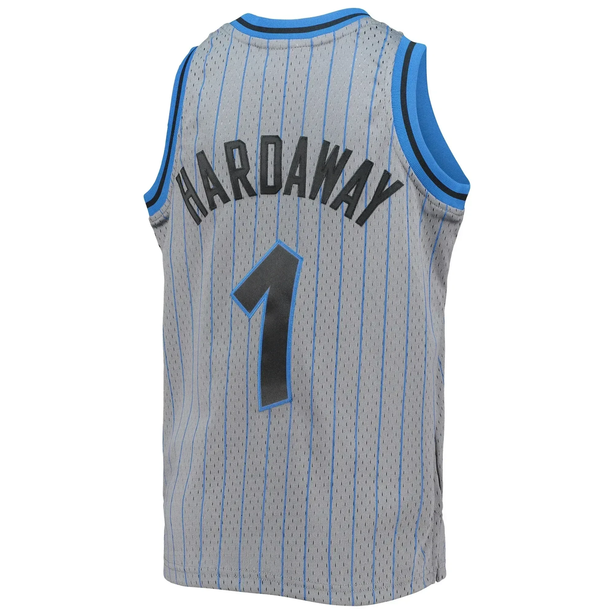 Alternative view of Penny Hardaway Orlando Magic Mitchell & Ness Youth 1994-95 Hardwood Classics Reload Basketball Jersey – Gray - JS634 