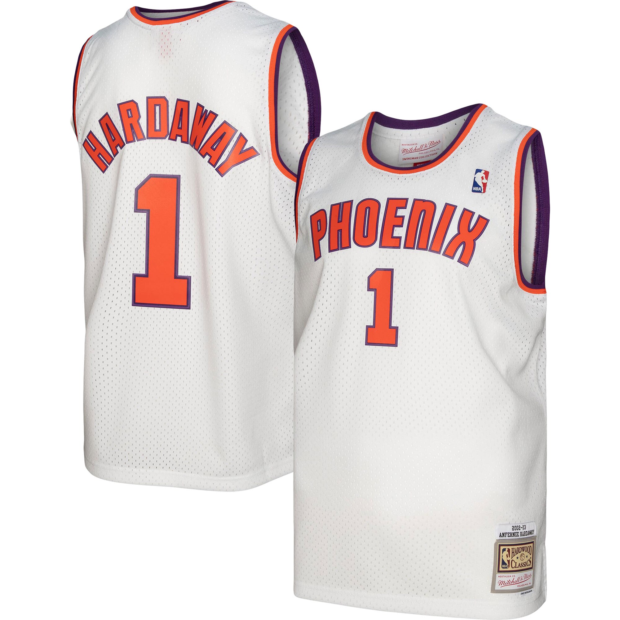 Penny Hardaway Phoenix Suns Mitchell & Ness 2001/02 Hardwood Classics Swingman Basketball Jersey - Purple