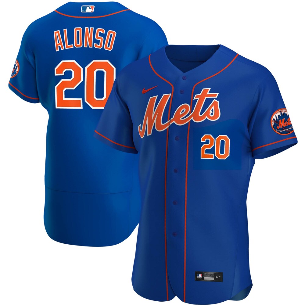 Pete Alonso New York Mets Alternate 2020 Player Baseball Jersey - Royal