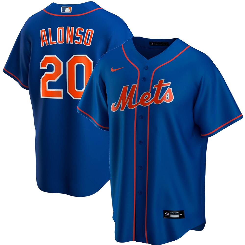 Pete Alonso New York Mets Alternate 2020 Player Baseball Jersey - Royal Color