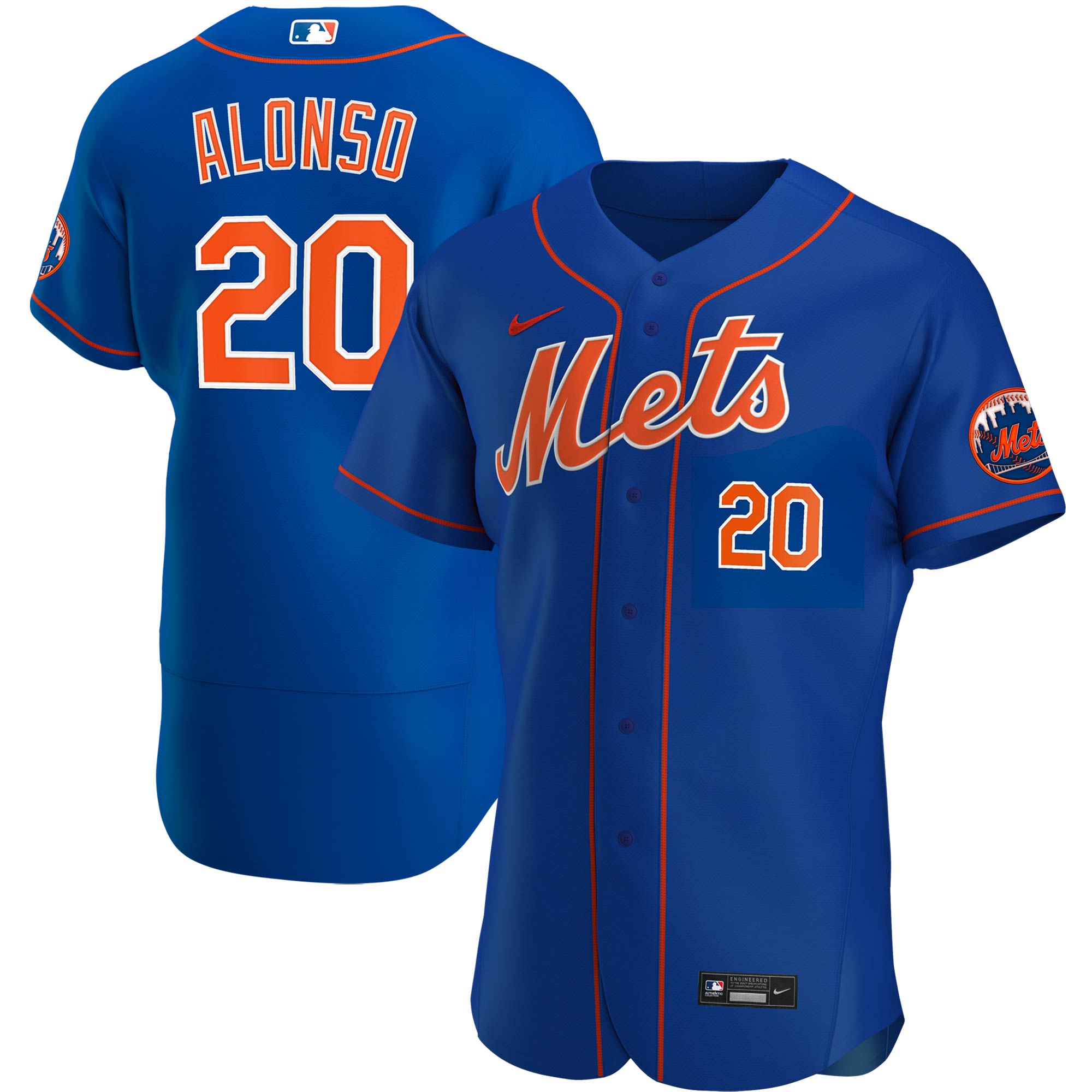 Pete Alonso New York Mets Alternate Authentic Player Baseball Jersey - Royal