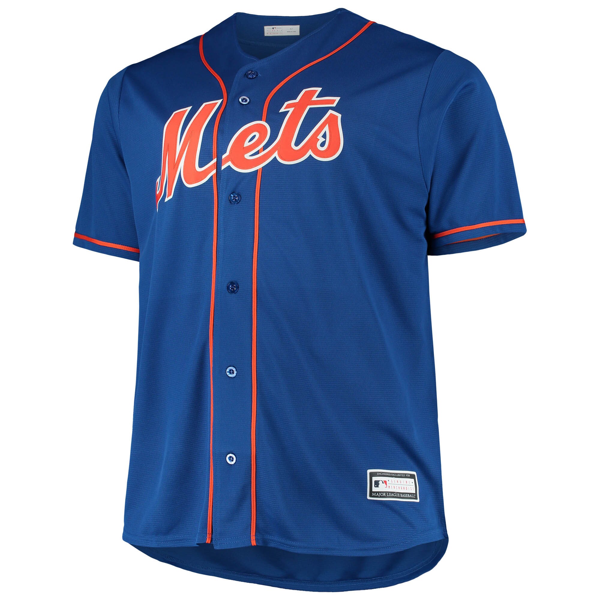 Alternative view of Pete Alonso New York Mets Big & Tall Replica Player Baseball Jersey - Royal