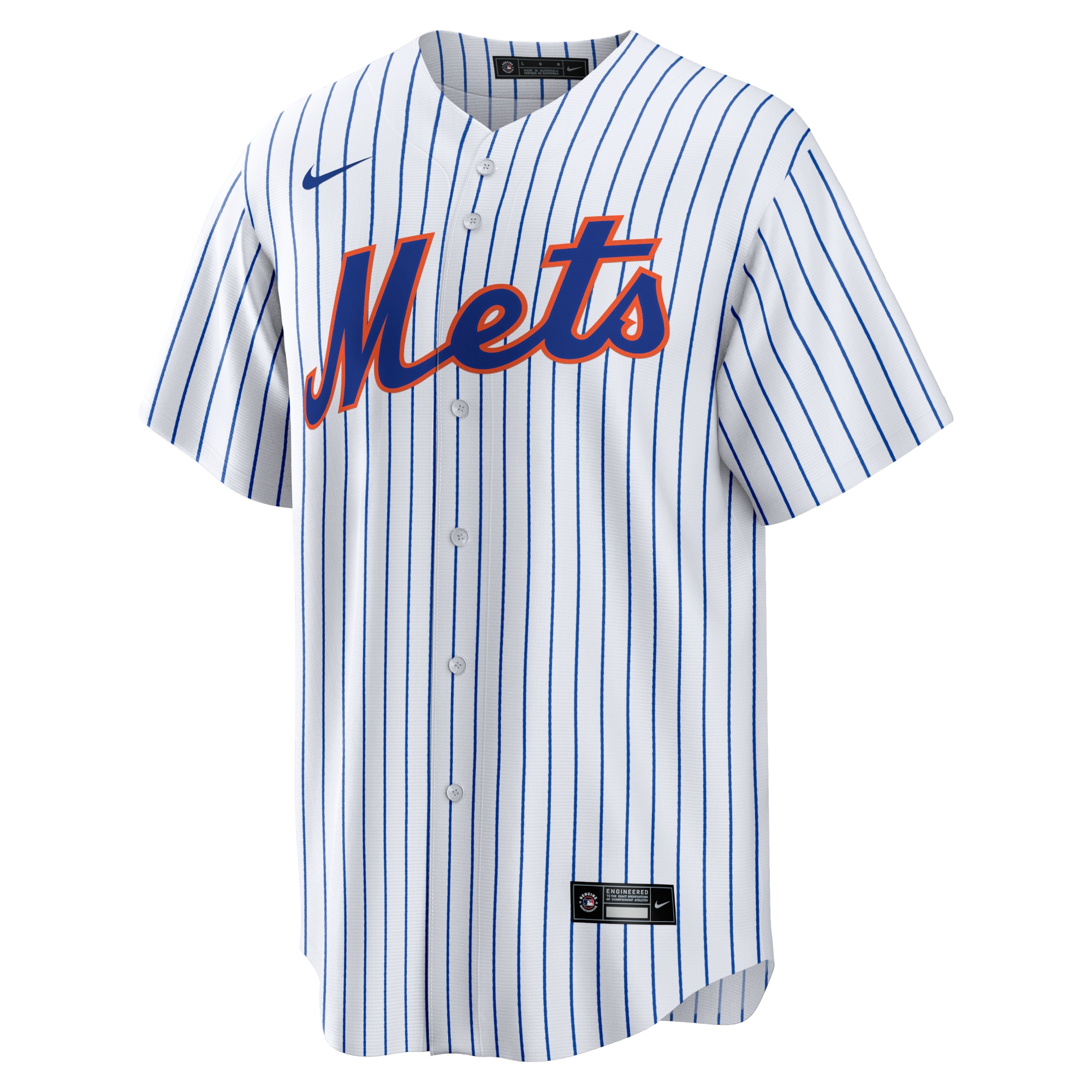 Alternative view of Pete Alonso New York Mets Home Replica Player Name Baseball Jersey – White