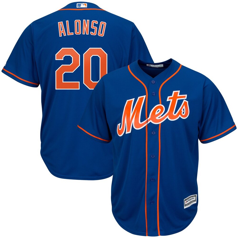 Pete Alonso New York Mets Majestic Big & Tall Cool Base Player Baseball Jersey - Royal