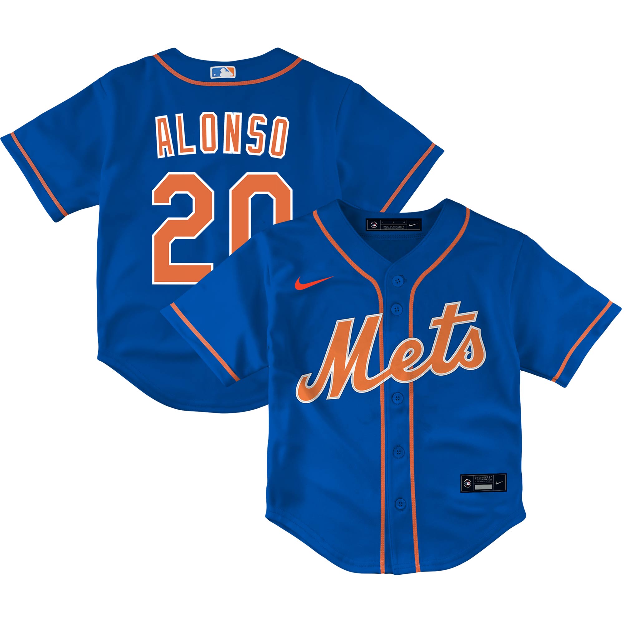 Pete Alonso New York Mets Toddler Alternate Replica Player Baseball Jersey - Royal