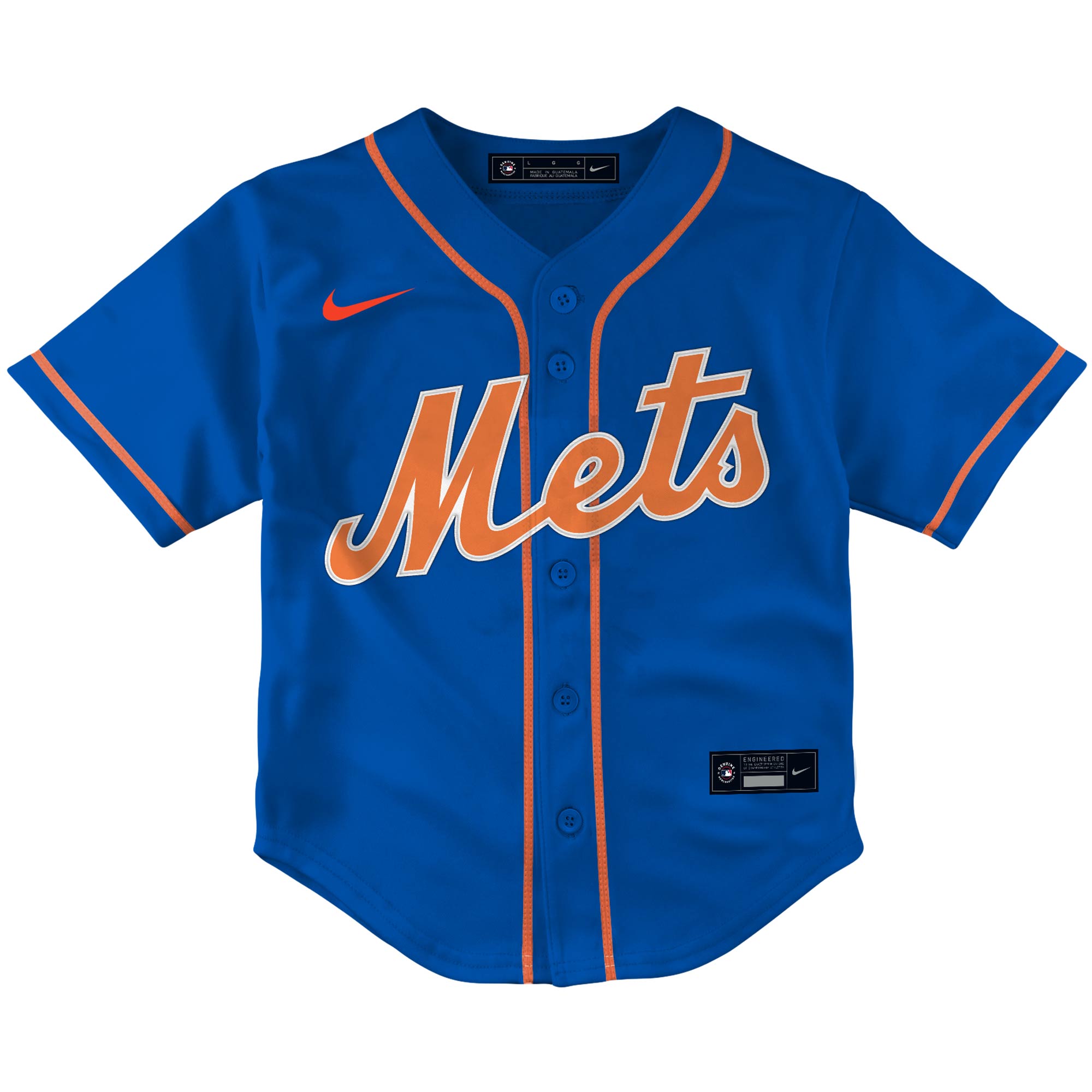 Alternative view of Pete Alonso New York Mets Toddler Alternate Replica Player Baseball Jersey - Royal