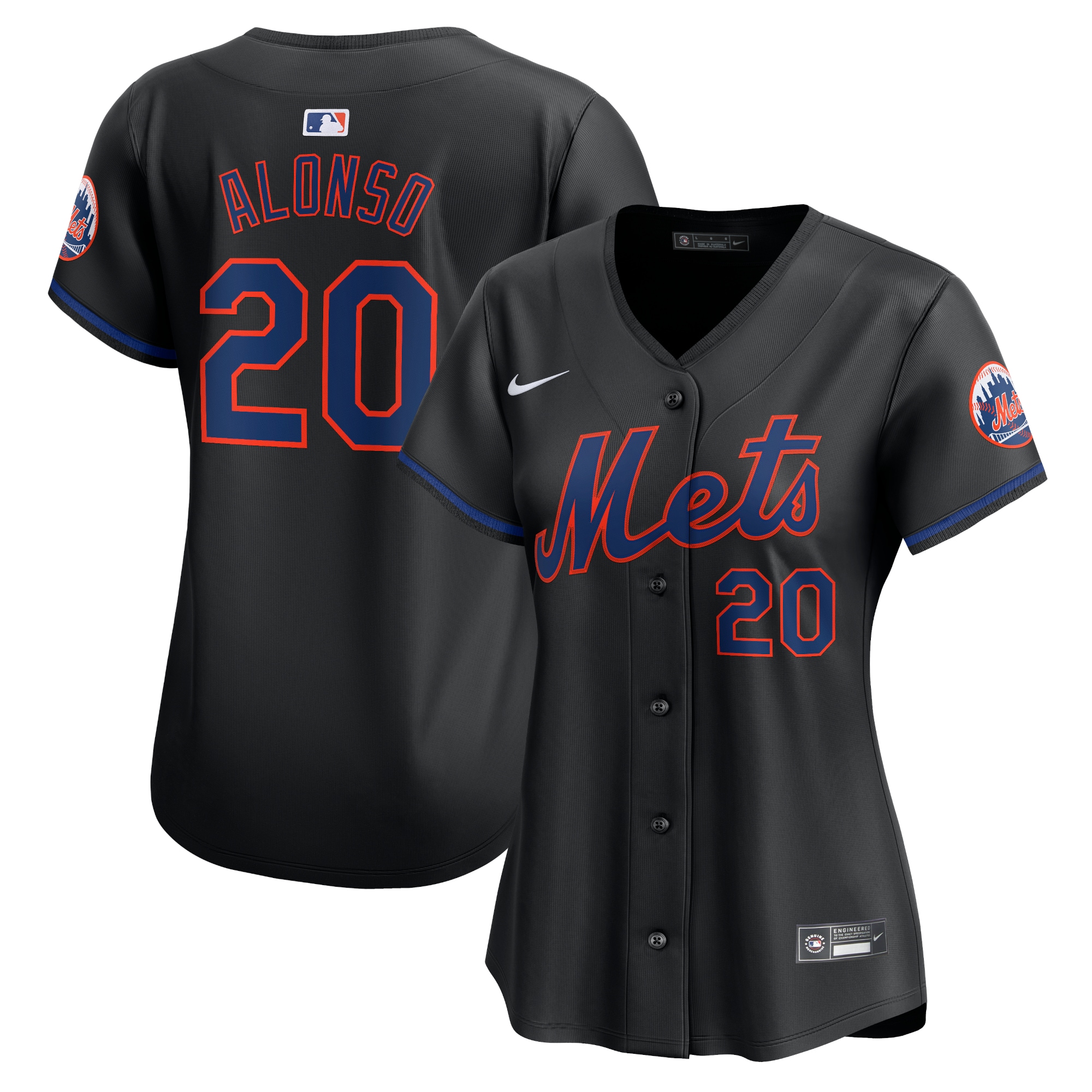 Pete Alonso New York Mets Women's Alternate Limited Player Baseball JerseyÃƒâ€šÃ‚Â ÃƒÂ¢Ã¢â€šÂ¬Ã¢â‚¬Å“ Black