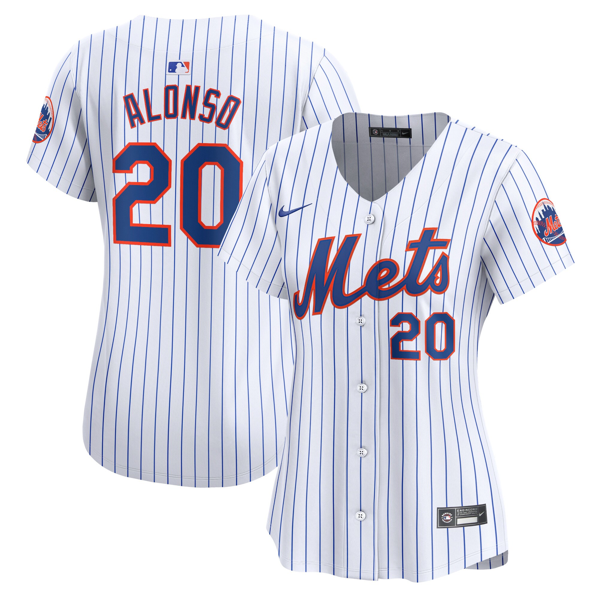 Pete Alonso New York Mets Women's Home Limited Player Baseball Jersey - White