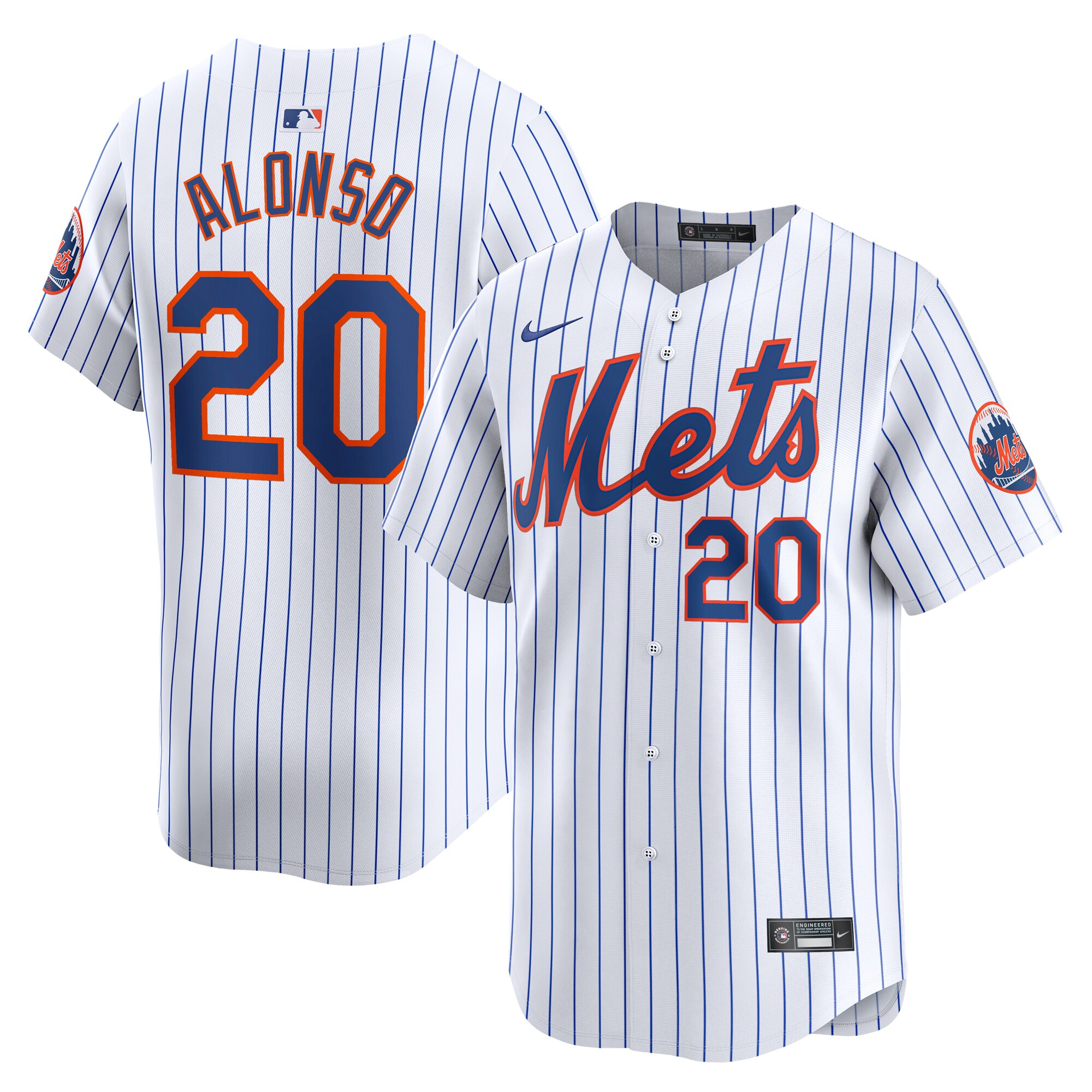 Pete Alonso New York Mets Youth Home Limited Player Baseball Jersey - White