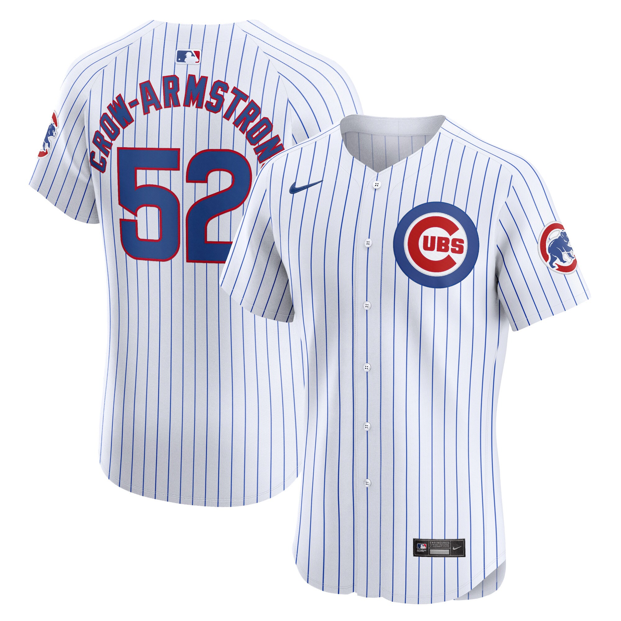 Pete Crow-armstrong Chicago Cubs Home Elite Player Baseball Jersey - White