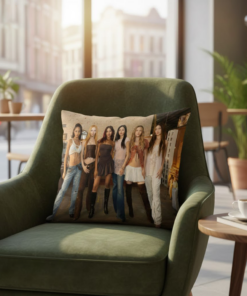 Alternative view of KATSEYE Pillow, Katseye All Member Pillow, Katseye Gnarly Pillow, Gabriela Pillow