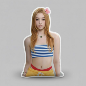 Alternative view of Megan Skiendiel KATSEYE Pillow, Katseye All Characters Pillow