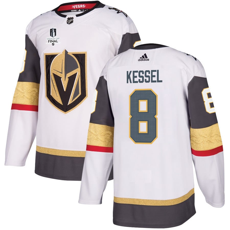 Phil Kessel 8 Vegas Golden Knights Stanley Cup 2023 Final Patch Away Breakaway Men Hockey Jersey - White - JS930 