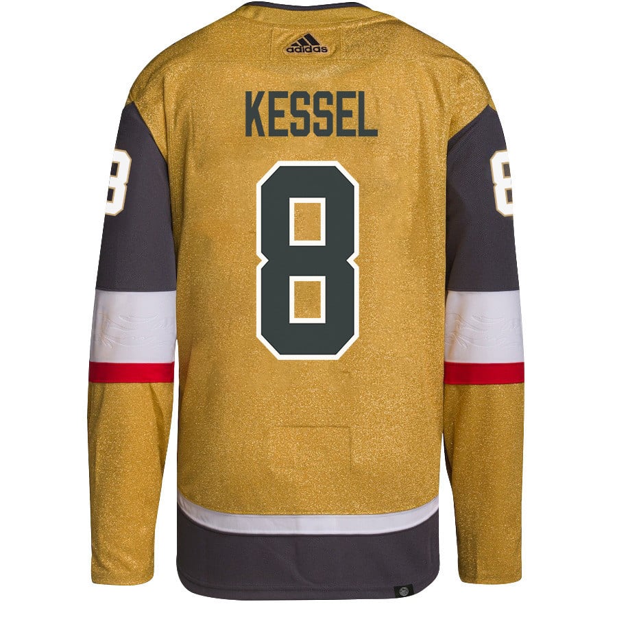 Alternative view of Phil Kessel 8 Vegas Golden Knights Stanley Cup 2023 Final Patch Home Breakaway Men Hockey Jersey - Gold - JS470 
