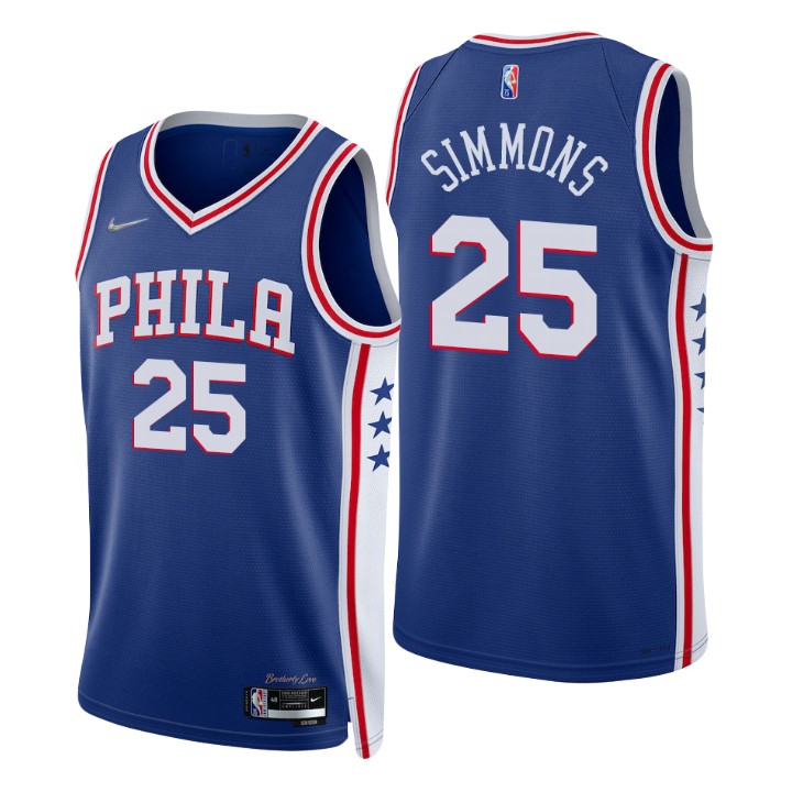 Philadelphia 76ers Ben Simmons 75th Anniversary Diamond Basketball Jersey Icon
