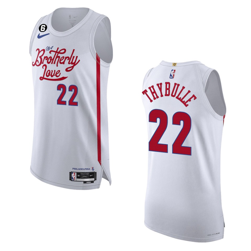 Philadelphia 76ers City Edition Matisse Thybulle 2022-23 White Basketball Jersey