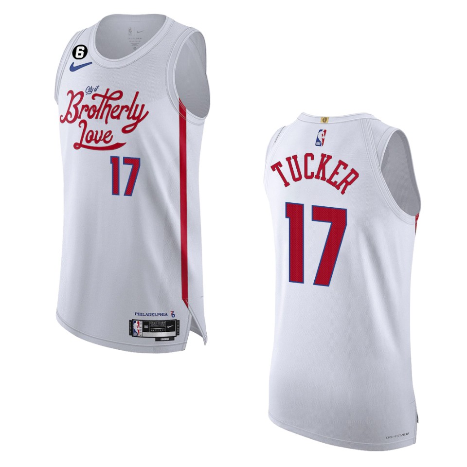 Philadelphia 76ers City Edition P.j. Tucker 2022-23 White Basketball Jersey
