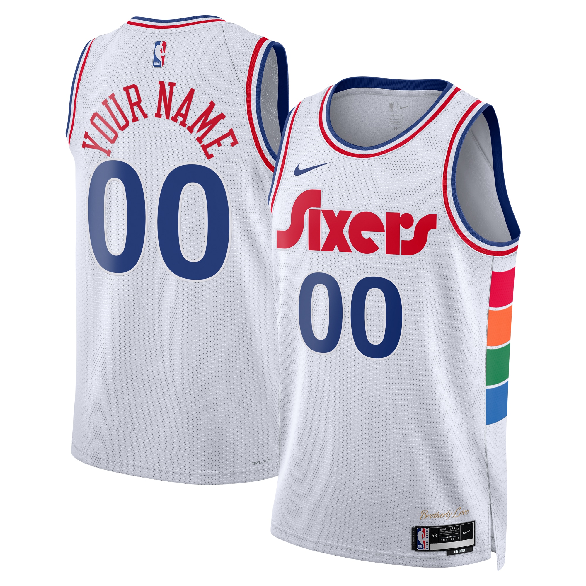 Philadelphia 76ers City Edition Swingman Basketball Jersey 2024 - Custom - Unisex - JS739 