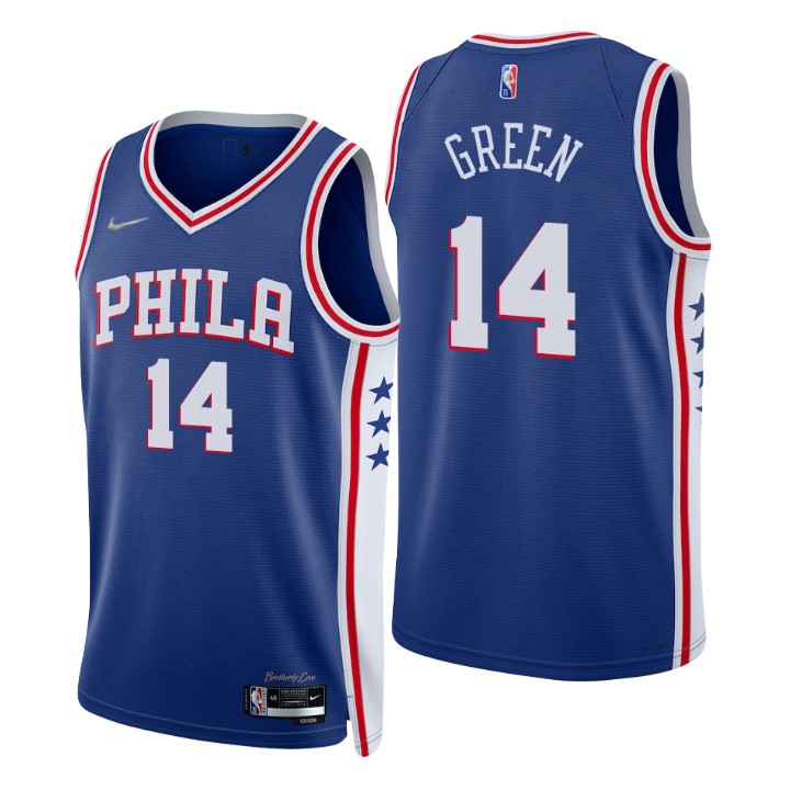 Philadelphia 76ers Danny Green 75th Anniversary Diamond Basketball Jersey Icon