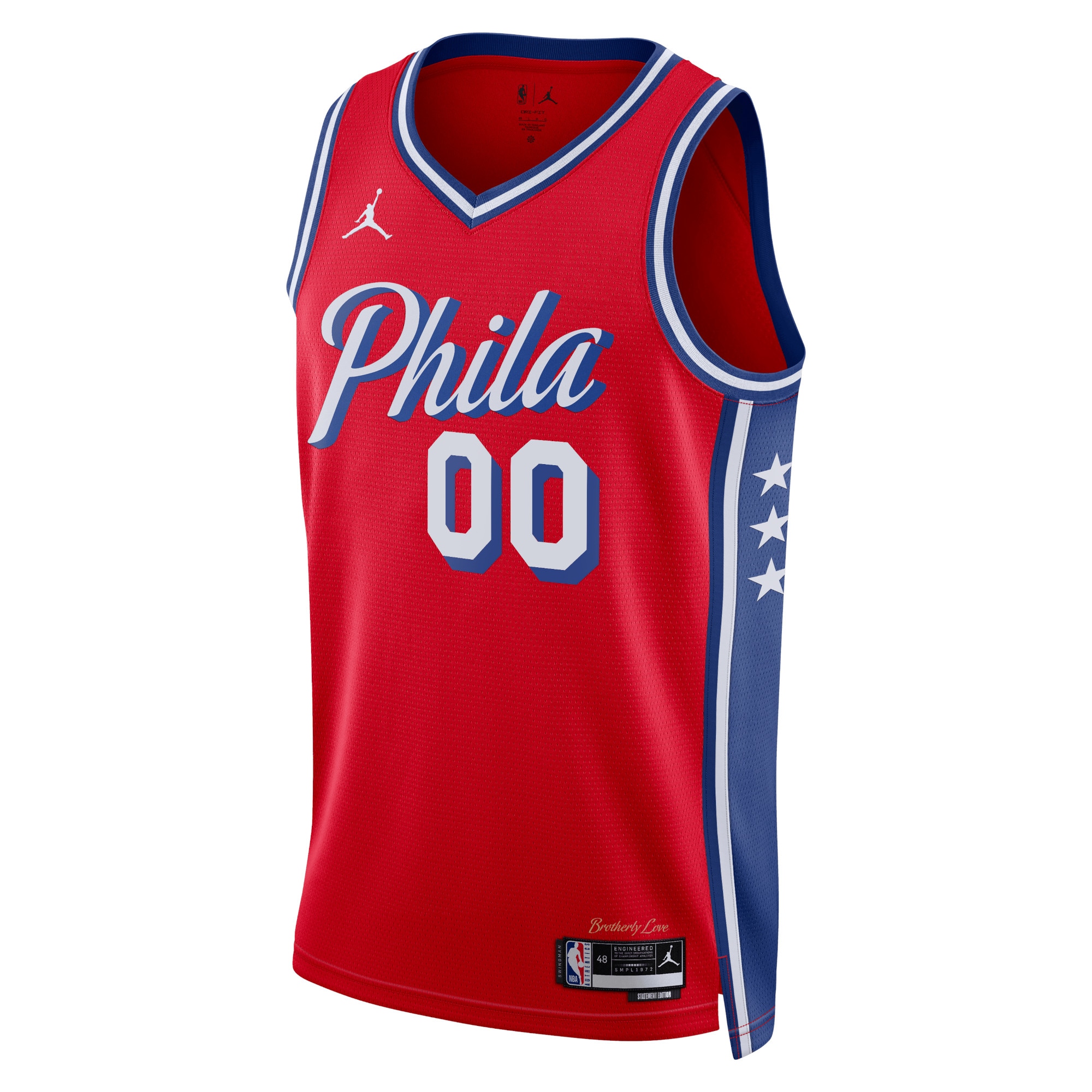 Philadelphia 76ers Jordan Statement Swingman Basketball Jersey - Custom - Unisex - JS410 