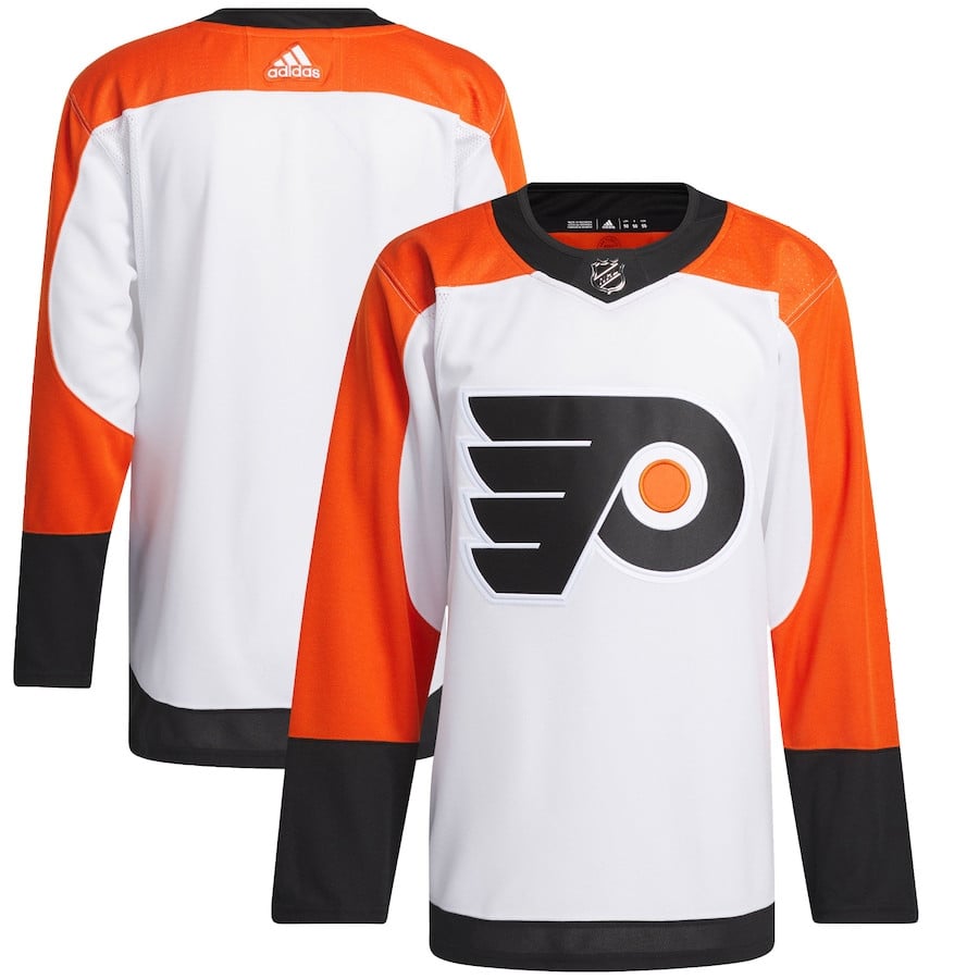 Philadelphia Flyers Away Primegreen Men Hockey Jersey - White - JS474 