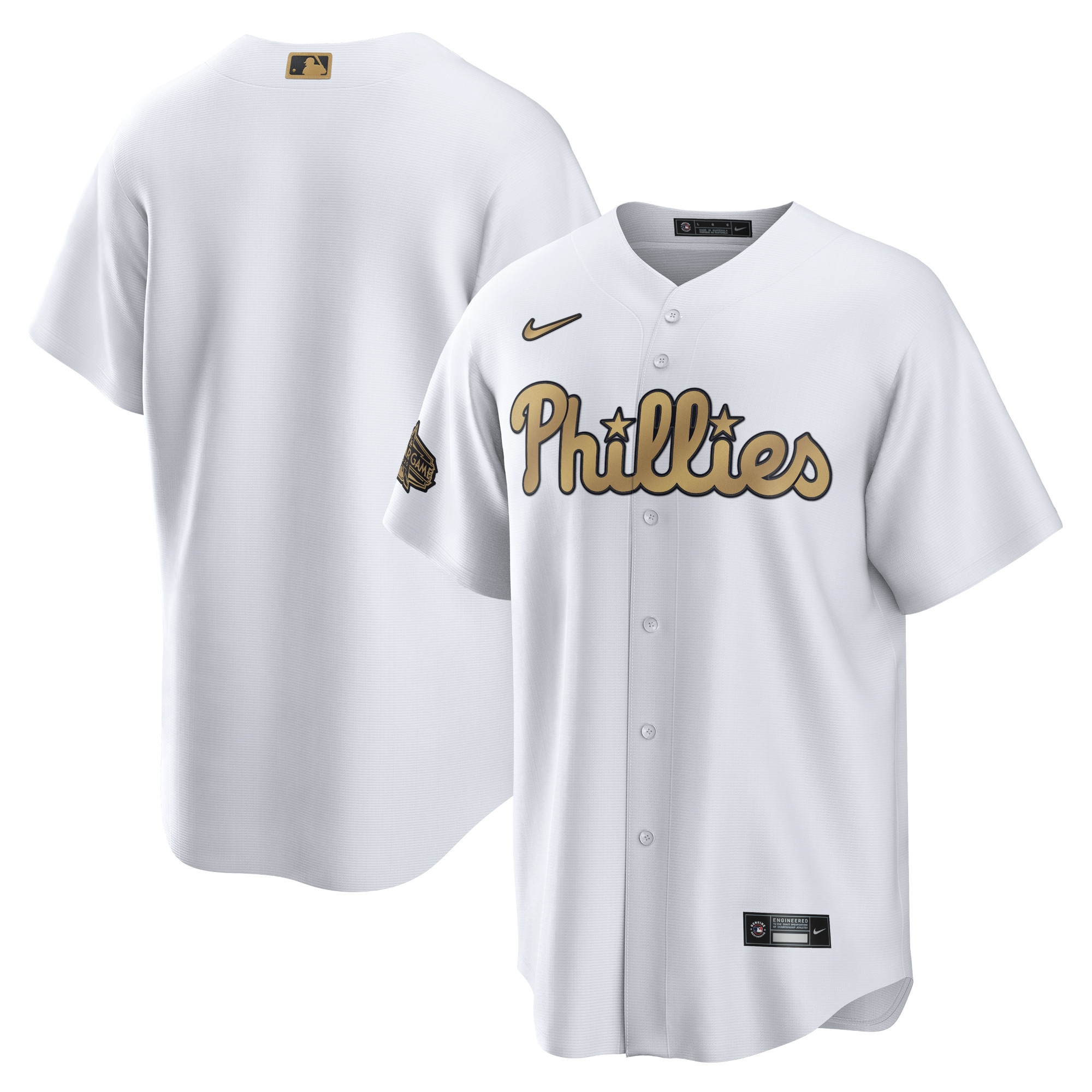 Philadelphia Phillies 2022 Mlb All-star Game Replica Blank Baseball Jersey - White