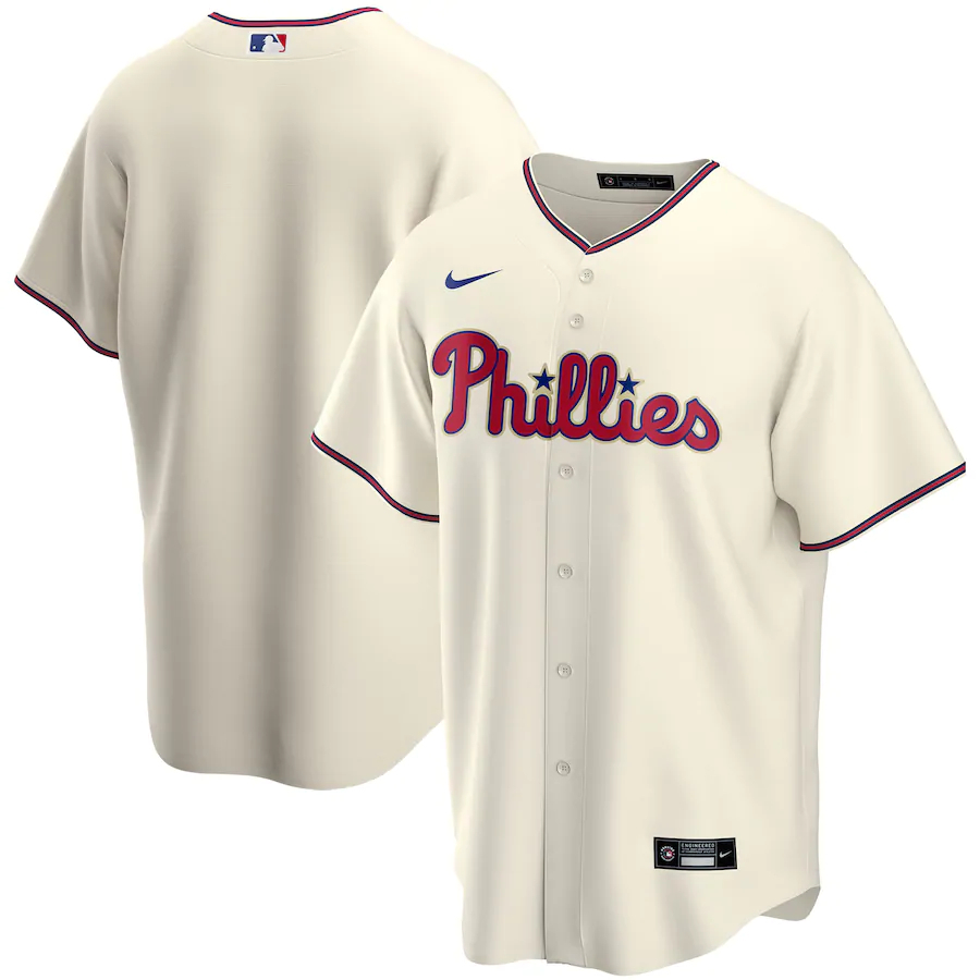 Philadelphia Phillies Alternate 2020 Replica Baseball Jersey ÃƒÂ¢Ã¢â€šÂ¬Ã¢â‚¬Å“ Cream