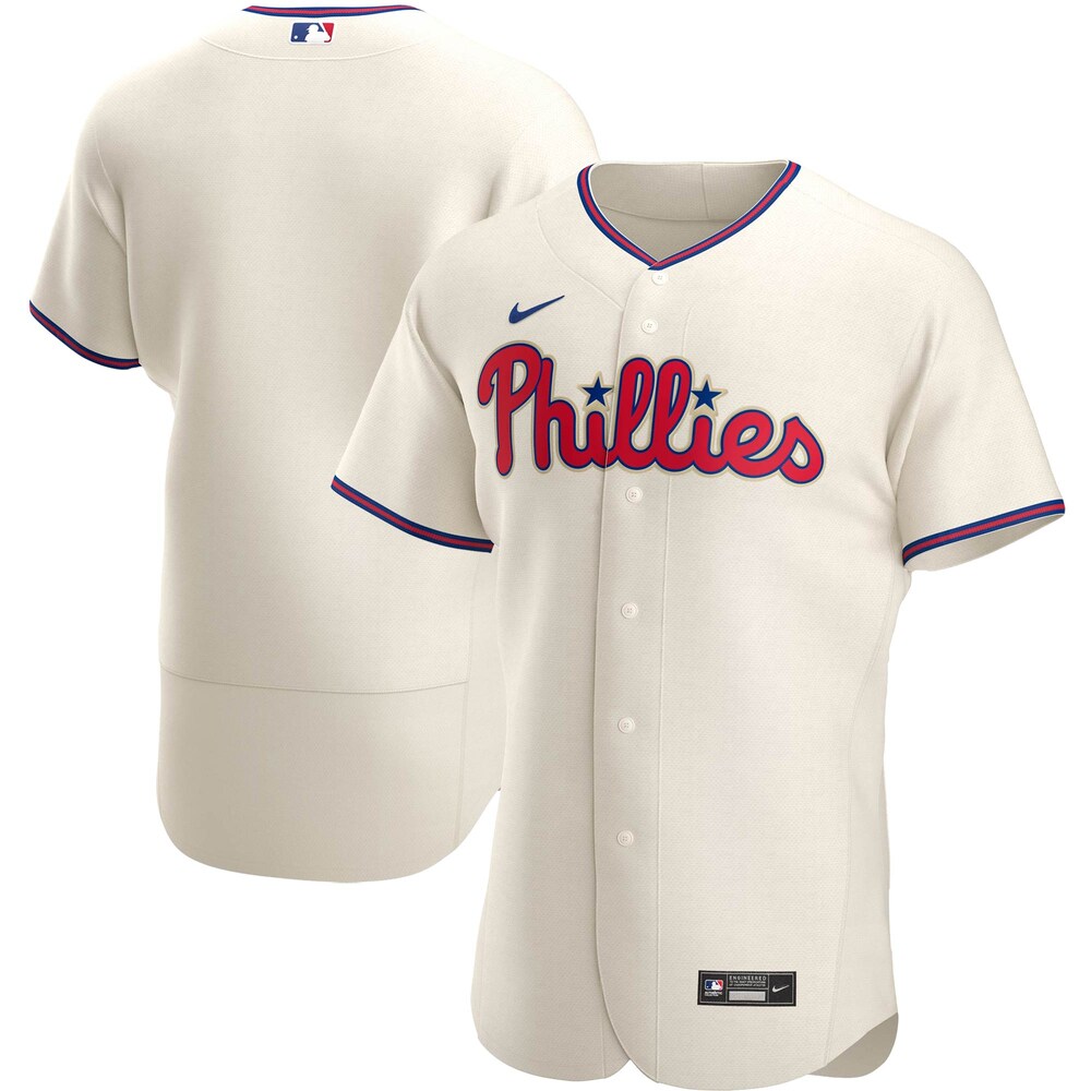 Philadelphia Phillies Alternate 2020 Team Baseball Jersey - Cream