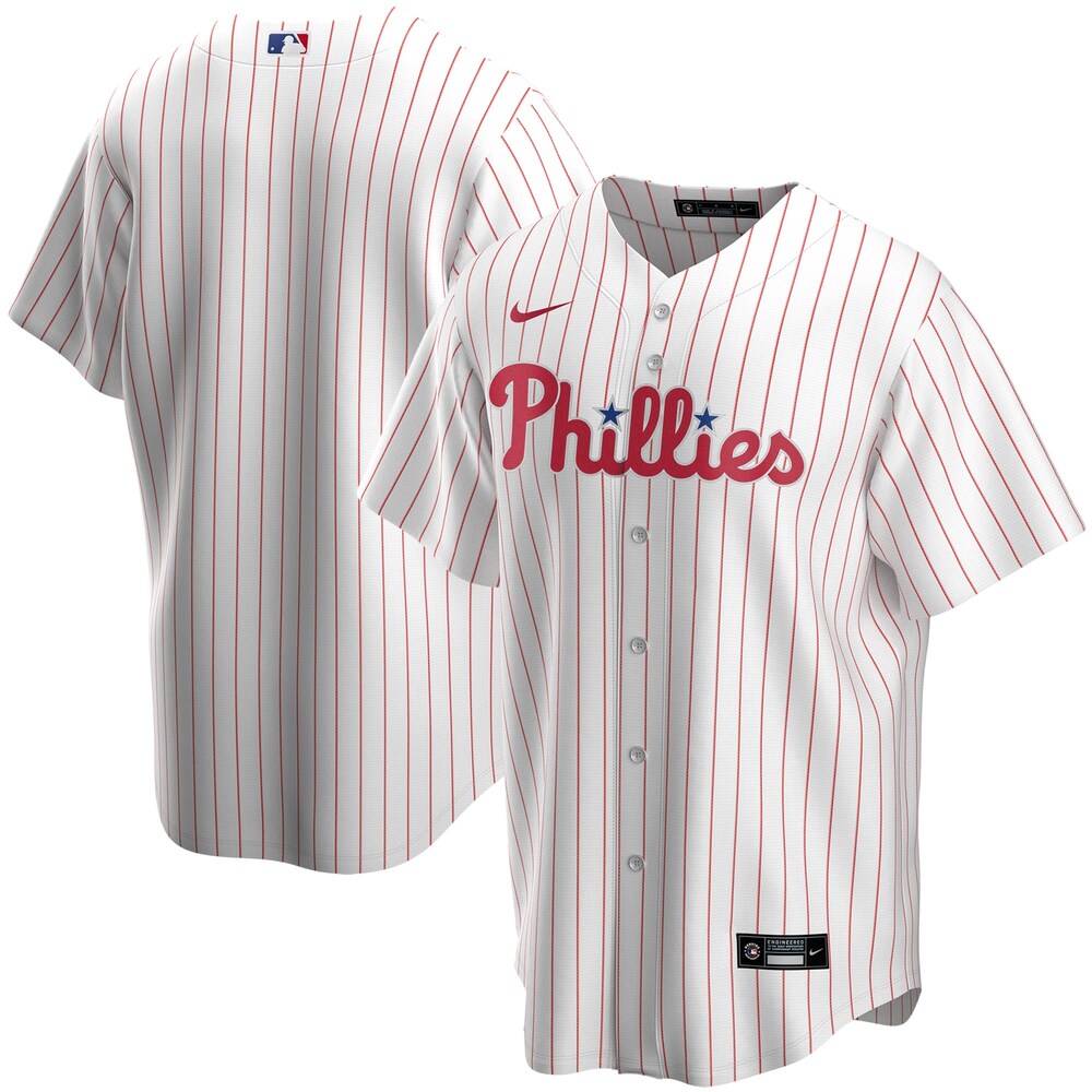 Philadelphia Phillies Home 2020 Team Baseball Jersey - White Color