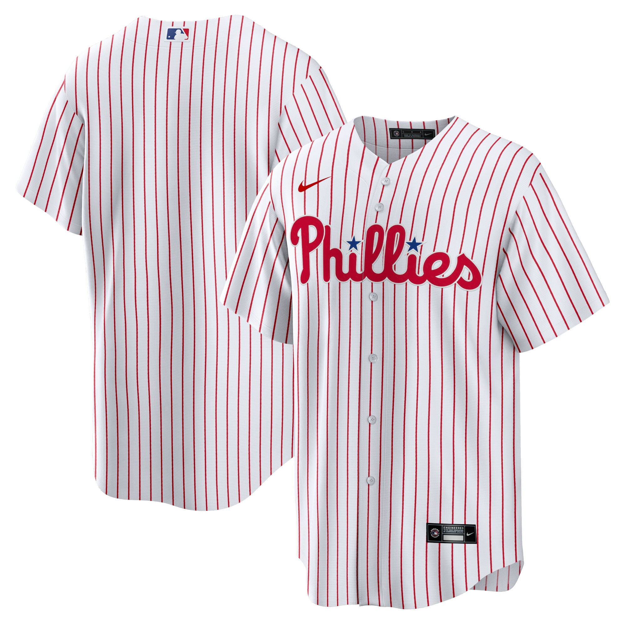 Philadelphia Phillies Home Blank Replica Baseball Jersey - White
