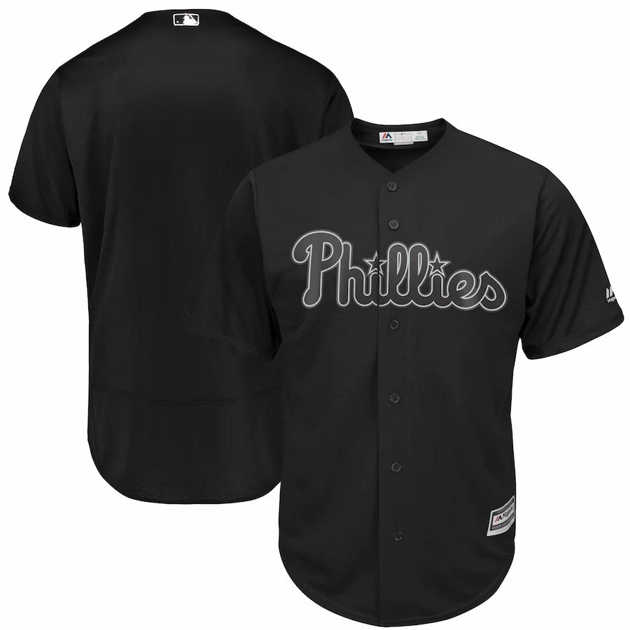 Philadelphia Phillies Majestic 2019 Players' Weekend Replica Team Baseball Jersey - Black