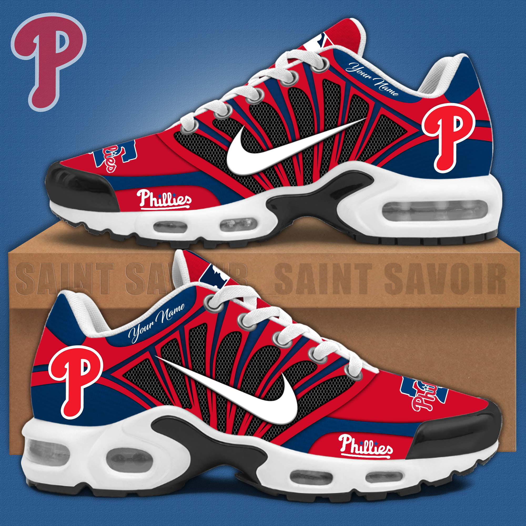 Philadelphia Phillies Mlb Air Max Plus Shoes