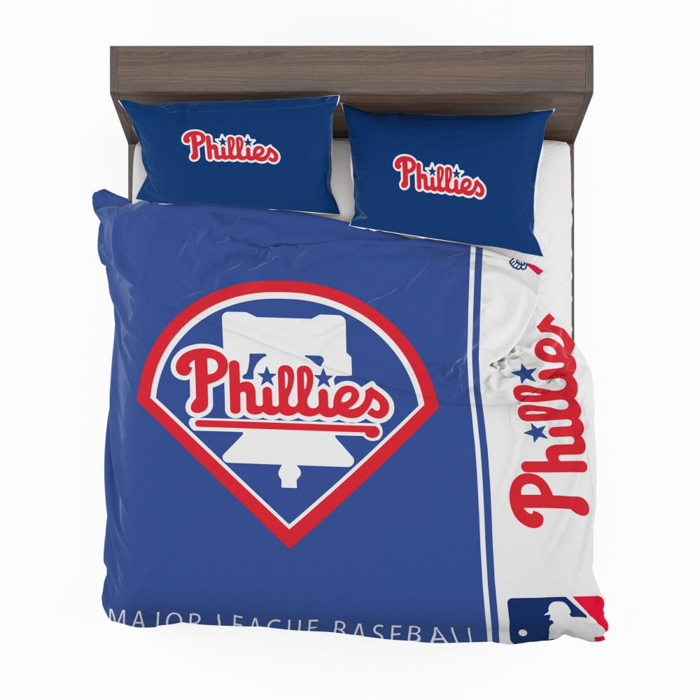 Alternative view of Philadelphia Phillies MLB Baseball National League Bedding Set - Custom Bedding Set