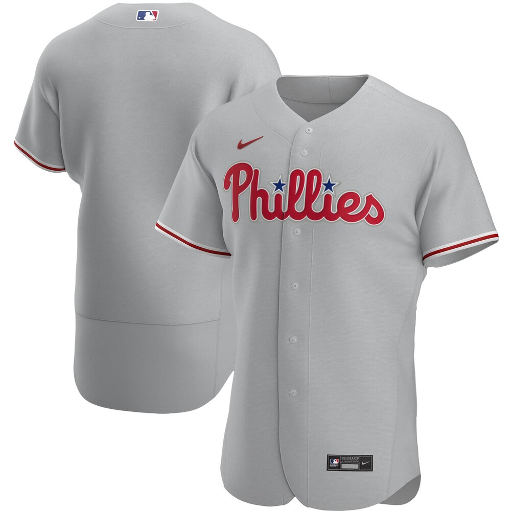 Philadelphia Phillies Road 2020 Team Baseball Jersey - Gray Color